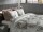 Heckett and Lane Mako Satin Clarabella Bettwäsche 155 White Abstract White 1 Bettbezug 155x220cm + 1 Kissenbezug 80x80cm