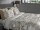 Heckett and Lane Mako Satin Fabiola Bettwäsche 135 Off-White Flowers Off-white 1 Bettbezug 135x200cm + 1 Kissenbezug 80x80cm