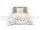 Heckettlane Mako Satin Fabiola Bettwäsche 155 Off-White 1 Bettbezug 155x220cm with 1 Kissenbezug 80x80cm