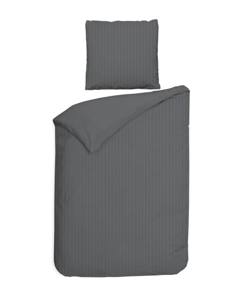 Heckett and Lane Mako Satin Banda BW 135 Classic Anthracite Striped Classic-Anthracite