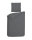 Heckett and Lane Mako Satin Banda BW 135 Classic Anthracite Striped Classic-Anthracite