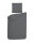 Heckett and Lane Mako Satin Diamante Bettwäsche 135 Classic Anthracite  Classic-Anthracite 1 Bettbezug 135x200cm + 1 Kissenbezug 80x80cm
