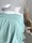 Heckett and Lane  Wafel Bettüberwurf 180/260 Sea Green Uni Sea-Green