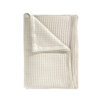 Heckett and Lane  Wafel Bettüberwurf 180/260 Ivory...