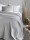 Heckett and Lane  Wafel Bettüberwurf 180/260 Melange Grey Uni Melange-Grey
