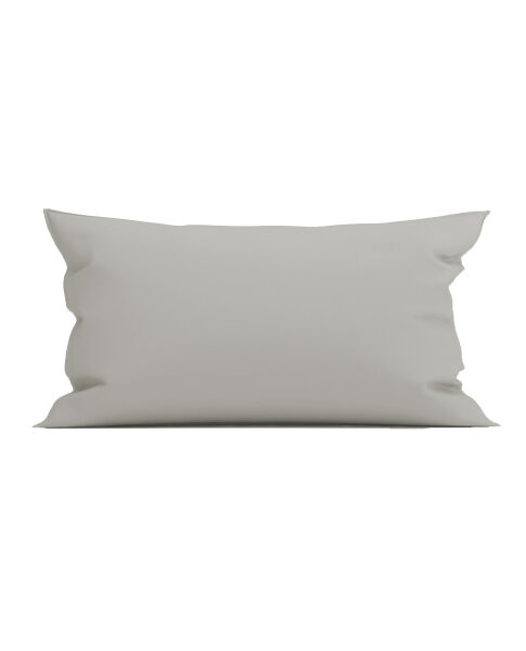 Yellow Perkal Percale Kissenbezug 40x80 Tender Grey Uni Tender-Grey