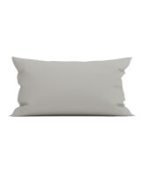Yellow Perkal Percale Kissenbezug 40x80 Tender Grey Uni...