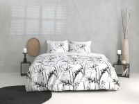 Zo!Home Mako Satin Taleen Bettwäsche 155 White...