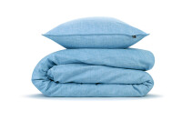 Zo!Home  Lino Bettwäsche 200 Topaz Blue Uni...