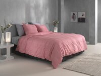 Zo!Home  Lino Bettwäsche 200 Shell Red Uni Shell-Red...