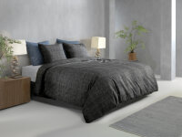 Zo!Home  Lino Bettwäsche 155 Midnight Black Uni...