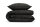 Zo!Home  Lino Bettwäsche 155 Midnight Black Uni Midnight-Black 1 Bettbezug 155x220cm + 1 Kissenbezug 80x80cm