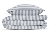 Zo!Home  Banda di Lino Bettwäsche 200 Denim Striped Denim 1 Bettbezug 200x200cm + 2 Kissenbezug 80x80cm