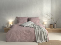 Zo!Home  Paisley di Lino Bettwäsche 155 Shell Nude Abstract Shell-Nude 1 Bettbezug 155x220cm + 1 Kissenbezug 80x80cm