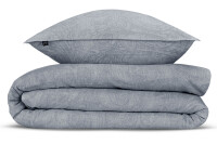 Zo!Home  Paisley di Lino Bettwäsche 155 Denim Abstract Denim 1 Bettbezug 155x220cm + 1 Kissenbezug 80x80cm