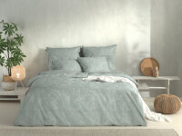 Zo!Home  Paisley di Lino Bettwäsche 155 Mint Green Abstract Mint-Green 1 Bettbezug 155x220cm + 1 Kissenbezug 80x80cm