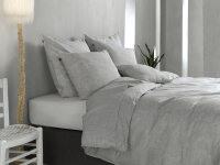 Zo!Home  Paisley di Lino Bettwäsche 200 Dove Grey...