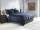 Zo!Home Mako Satin Satinado Bettwäsche 135 Navy Blue Uni Navy-Blue 1 Bettbezug 135x200cm + 1 Kissenbezug 80x80cm