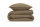 Zo!Home Mako Satin Satinado Bettwäsche 135 Real Taupe Uni Real-Taupe 1 Bettbezug 135x200cm + 1 Kissenbezug 80x80cm