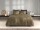 Zo!Home Mako Satin Satinado Bettwäsche 155 Real Taupe Uni Real-Taupe 1 Bettbezug 155x220cm + 1 Kissenbezug 80x80cm