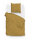 Zo!Home Mako Satin Fiori di Satinado Bettwäsche 155 Ochre Gold  Ochre-Gold 1 Bettbezug 155x220cm + 1 Kissenbezug 80x80cm