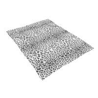Zo!Home  Snow Leopard Plaid 140x200 Grey Fauna Grey