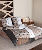 Janine Mako-Satin Bettwäsche 200x220 2x80x80 3...