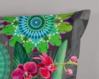 HIP Mako Satin Bettwäsche 135 X 200 cm + 1 x 80 X 80 cm Thirze bunt