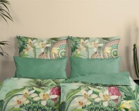 HIP Mako Satin Bettwäsche 155 X 220 cm + 1 x 80 X 80...