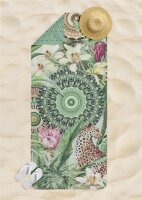 HIP Mikrofaser Strandtuch Liegetuch 50 X 100 cm Abhita...