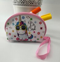 Portemonnaie Make-up Tasche 15cm Schminktasche Einhorn...