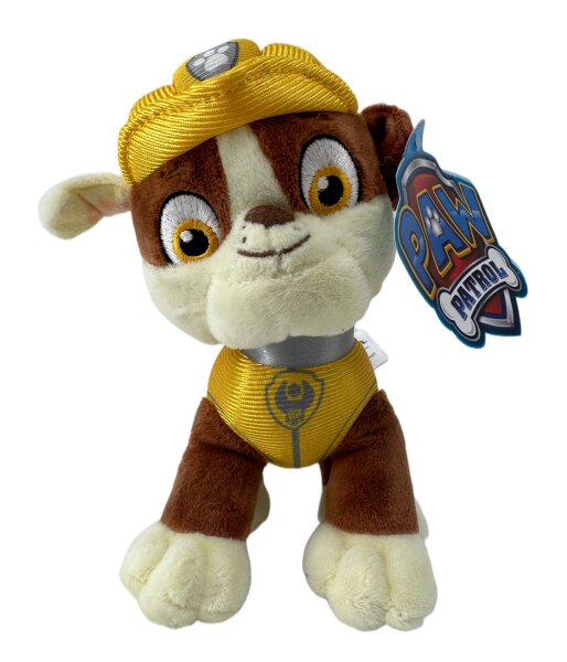 Plüsch Paw Patrol Kuscheltier Paw Patrol Plüschtier 20cm Rubble gelb