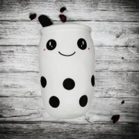 Bubble Tea Plüschtier Boba Kuscheltier Plüschpuppen Weiche XXL 22 cm  Kuscheltier Tee Weiche Puppe Teetasse Kissen Kinderspielzeug weiß