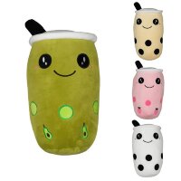 Bubble Tea Plüschtier Boba Kuscheltier Plüschpuppen Weiche XXL 22 cm  Kuscheltier Tee Weiche Puppe Teetasse Kissen Kinderspielzeug Avocado grün