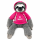 Soma Faultier Kuscheltier XXL 70 cm Faultier Plüschtier Anime Kawaii Plush Stofftier Cute Plushies Plüschtiere Plushie Halloween Weihnachten Geschenke für Kinder (Faultier grau 70 cm Be Happy pink)