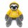 Soma Faultier Kuscheltier 70 cm, gelbes Plüschtier mit Hoodie Keep Smiling, weiches Stofftier Kawaii Plushie Geschenk für Kinder