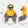 Soma Faultier Kuscheltier 70 cm, gelbes Plüschtier mit Hoodie Keep Smiling, weiches Stofftier Kawaii Plushie Geschenk für Kinder