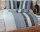 Janine Feinbiber Wende-Bettwäsche Davos 6456-08 155x220 cm + 80x80 cm Bordüre paisley Streifen silber Anthrazit grau