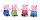 Peppa Pig pink Kuscheltier Peppa Wutz Plüschtier XXL 30 cm Stofftier Anime Kawaii Plush Stofftier Cute Plushie Halloween Weihnachten Geschenke für Kinder Peppa Pig pink just so Happy