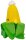 Living on the Veg Maiskolben Mitglied der Quatschkörner 40 cm Kuscheltier Gemüse Plüschtier XXL Stofftier Anime Kawaii Plush Stofftier Cute Plushie Halloween Weihnachten Geschenke für Kinder