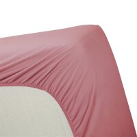 Ambiante Spannbettlaken Cotton Uni HL_Pink_UV_UV_90x210/220 /220 cm Steghöhe: 35 cm 1 90 x 210 rosa