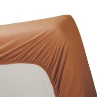 Ambiante Spannbettlaken Cotton Uni HL_ _UV_UV_90x200 Steghöhe: 35 cm 1 90 x 200 cm orange