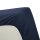 Ambiante Spannbettlaken Cotton Uni HL_Dark Blue_UV_UV_90x200 Steghöhe: 35 cm 1 90 x 200 cm blau