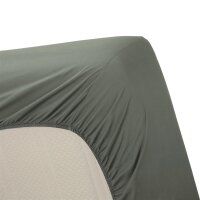 Ambiante Spannbettlaken Cotton Uni HL_Green_UV_UV_160x200...