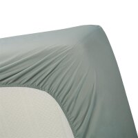Ambiante Spannbettlaken Cotton Uni HL_Blue_UV_UV_180x210/220 /220 cm Steghöhe: 35 cm 1 180 x 210 blau