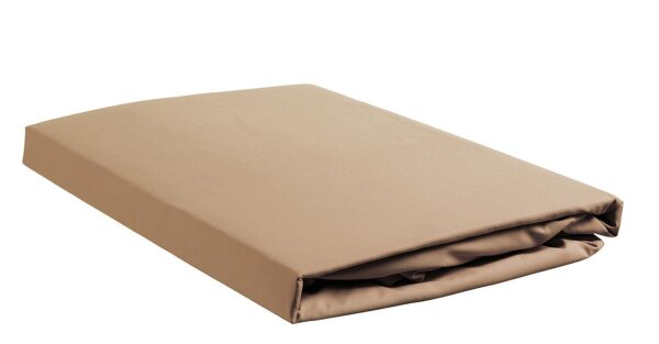 Ambiante Spannbettlaken Cotton Uni HL_Khaki_UV_UV_180x210/220 /220 cm Steghöhe: 35 cm 1 180 x 210 natur