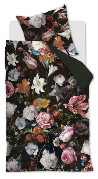 Ambiante Bettwäsche Flowerbomb_Multi_ _UV_155x220 + 1x 1 , 1 155 x 220 cm, 80 x 80 cm bunt
