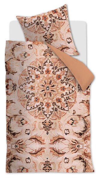 At Home by Beddinghouse Bettwäsche Persian Rug_ al_ _UV_155x220 + 1x 1 , 1 155 x 220 cm, 80 x 80 cm natur