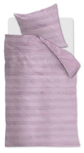 At Home by Beddinghouse Bettwäsche Soft Shine_ _ _UV_155x220 + 1x 1 , 1 155 x 220 cm, 80 x 80 cm lila