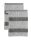 Beddinghouse Heimtextilie Waschlappen Sheer Stripe_Anthracite_UV_UV_16x22 set a 2 set van 3 x Waschlappen 16 x 22 cm